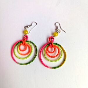 Florescent earrings